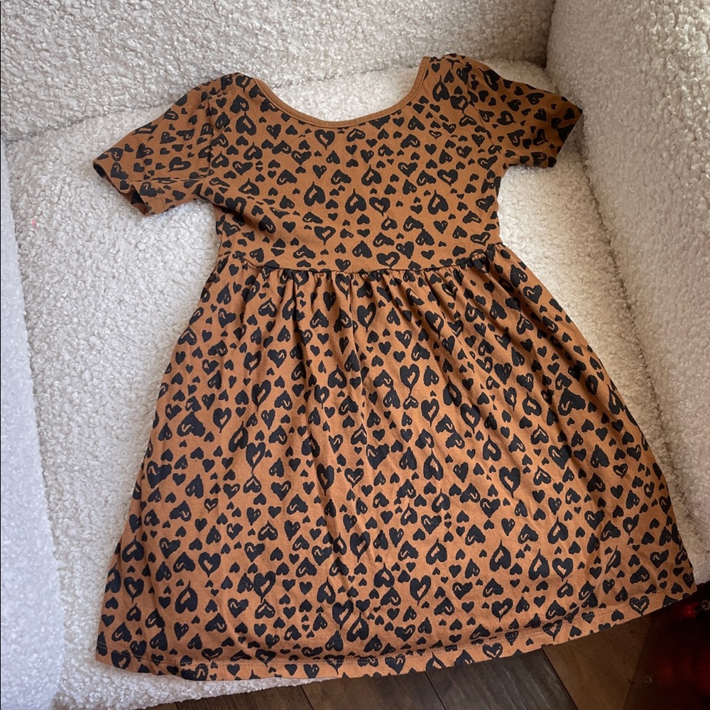 Old Navy Kids Dress - Brown and Black Leopard Print
